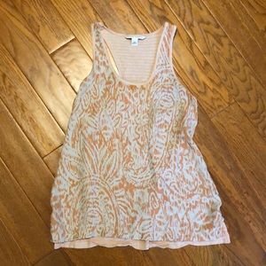 Banana Republic racer back tank - tan/orange - XS